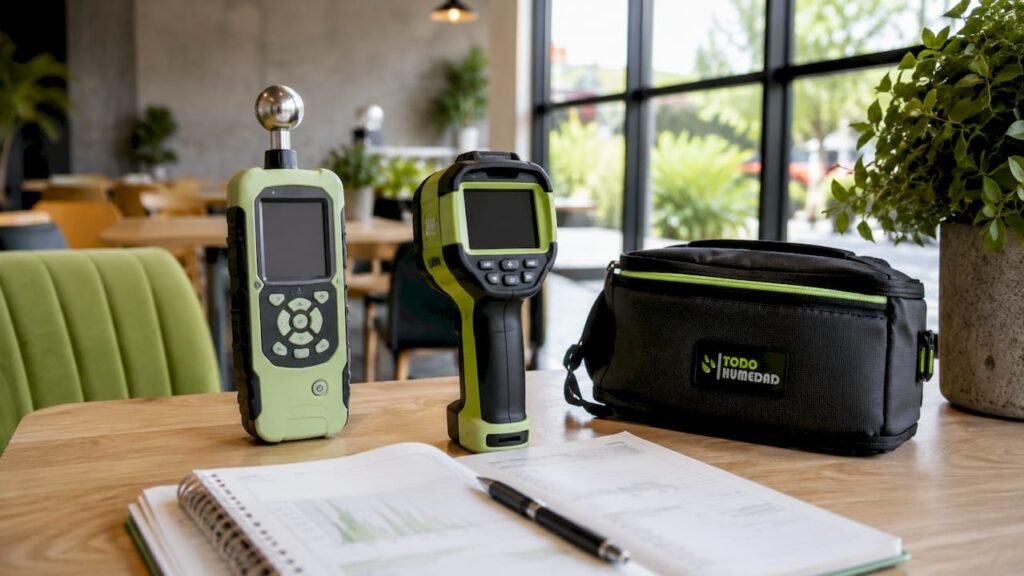 Equipos profesionales para detectar y analizar humedades