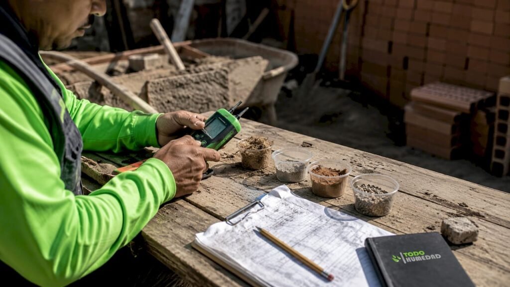 Herramientas y equipos para controlar la humedad en la construcción