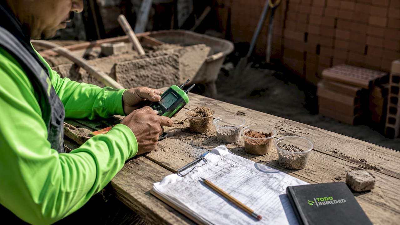 Herramientas y equipos para controlar la humedad en la construcción