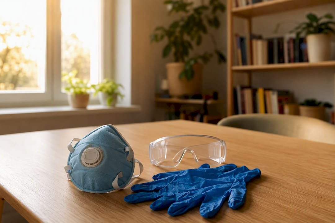 Protección indispensable para eliminar el moho en el hogar