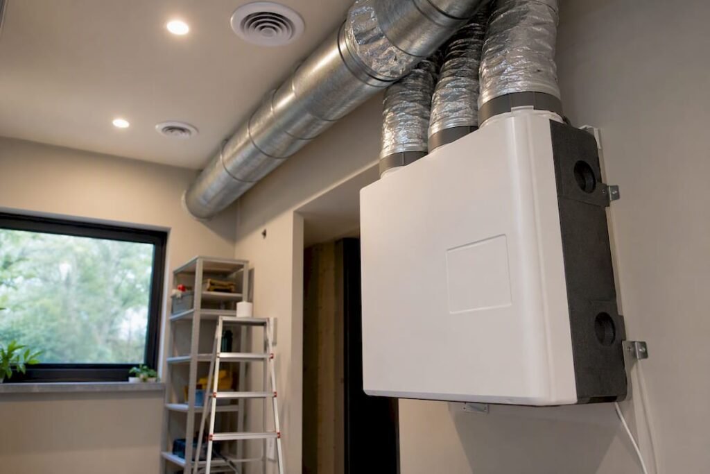 Instalación de un sistema de ventilación mecánica controlada en el interior de la vivienda