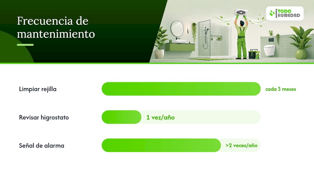 Mantenimiento: la rutina que evita que vuelva el moho — overview diagram