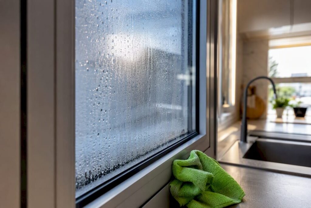 Condensación en ventana nueva
