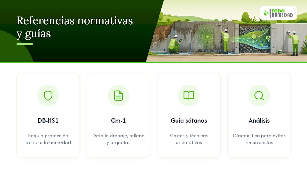 Normativa y guías técnicas para ampliar — overview diagram