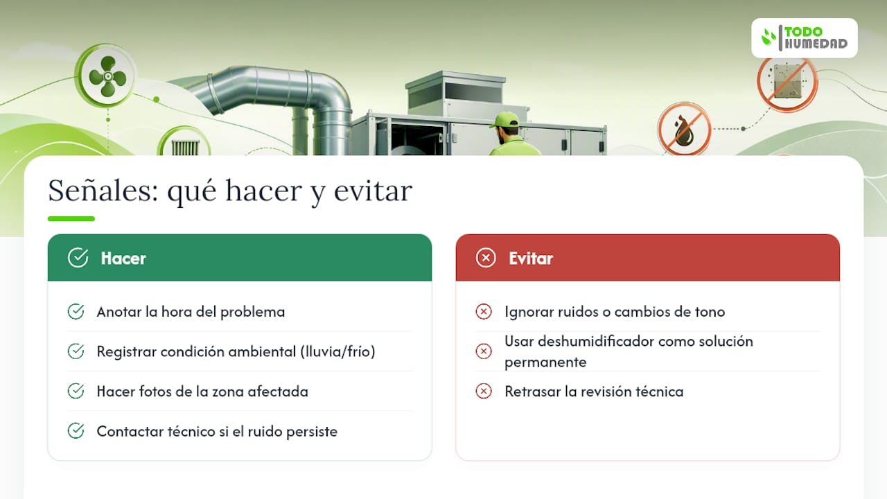 Señales de que tu VMC necesita atención urgente — overview diagram