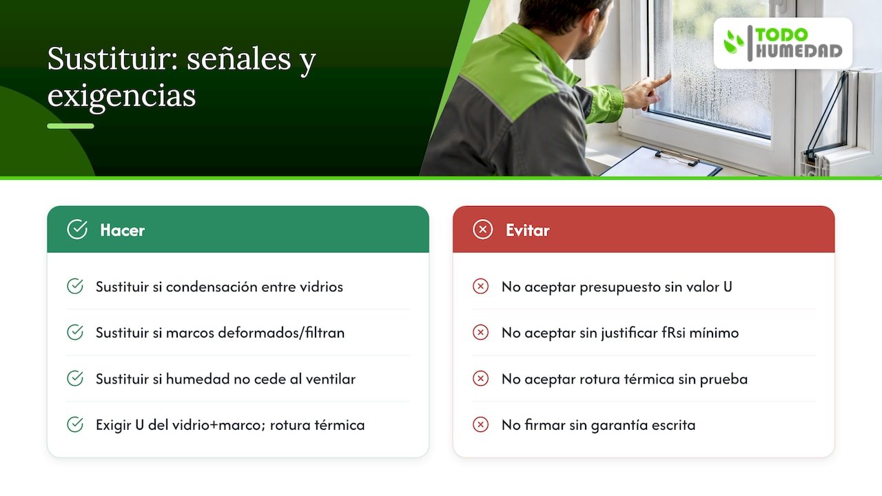 Cuándo sustituir las ventanas: señales y criterios de elección — overview diagram